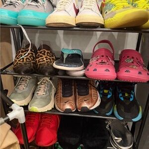 VARIETY OF BRANDS shoes, sandals, men women kids AUCTIONED DURING SHOW